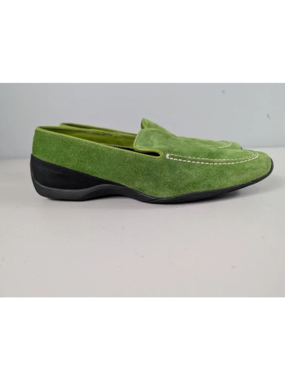 Porsche Design suede green loafer's men's size 7.5